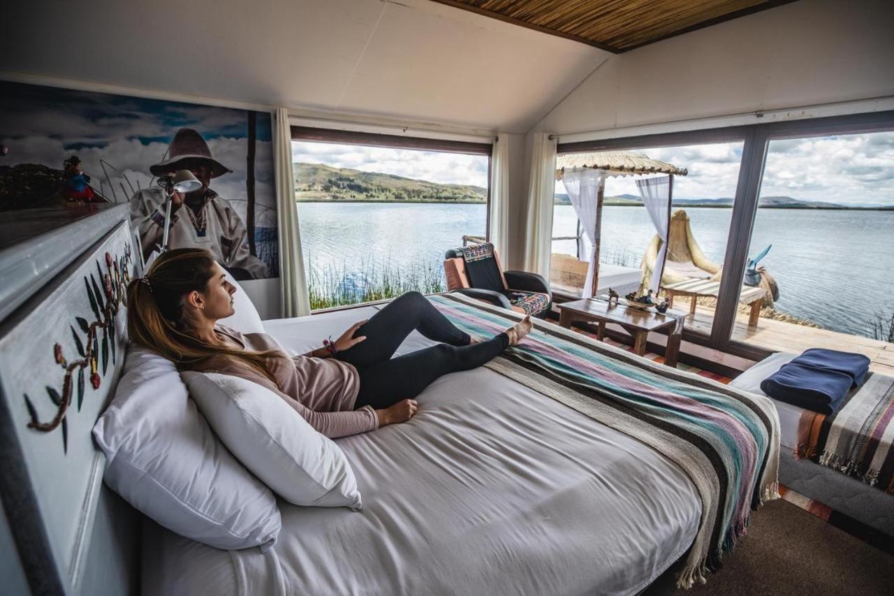Uros Kay Pacha Lodge Пуно Экстерьер фото
