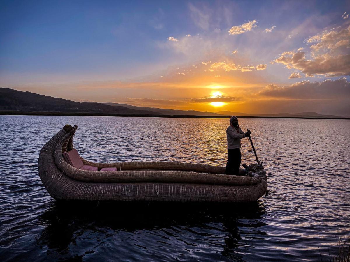 Uros Kay Pacha Lodge Пуно Экстерьер фото