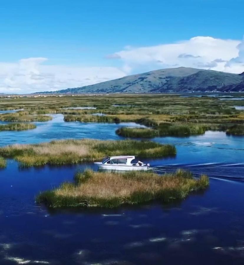 Uros Kay Pacha Lodge Пуно Экстерьер фото