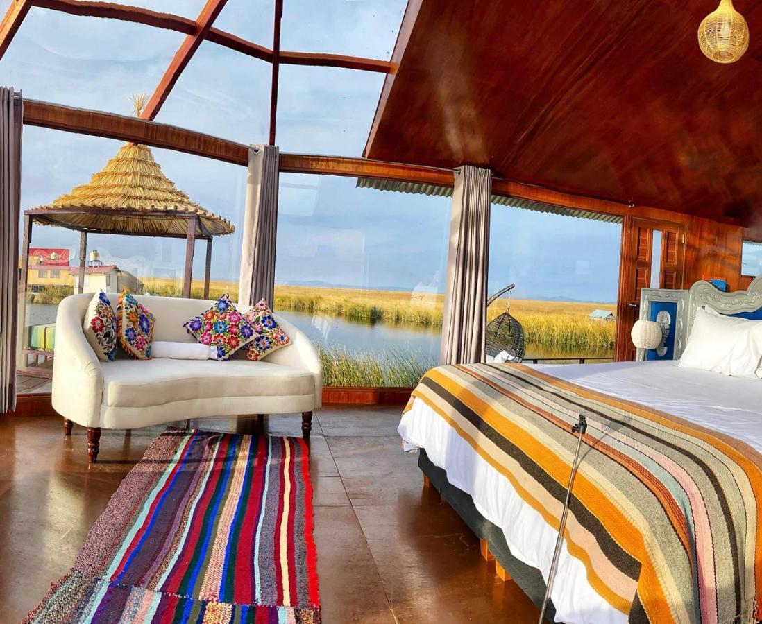 Uros Kay Pacha Lodge Пуно Экстерьер фото