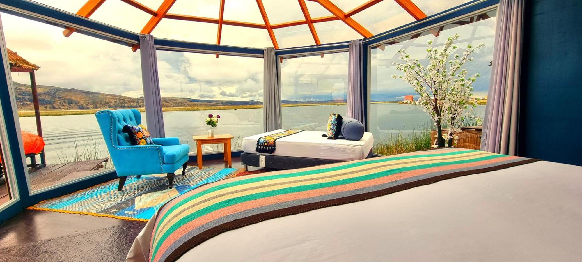 Uros Kay Pacha Lodge Пуно Номер фото